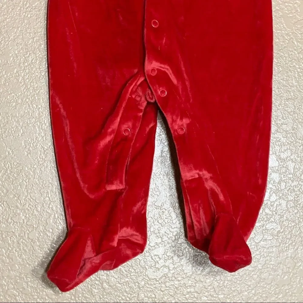 ‎Carters Baby’s 1st Christmas one piece footies